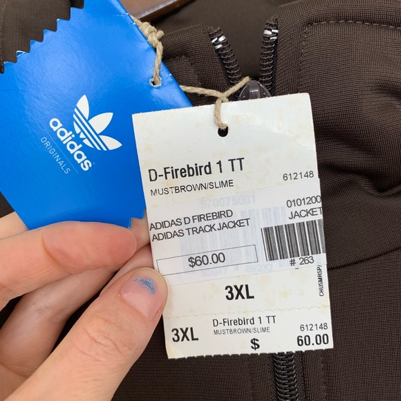 Adidas men’s longsleeve track jacket - Picture 5 of 6